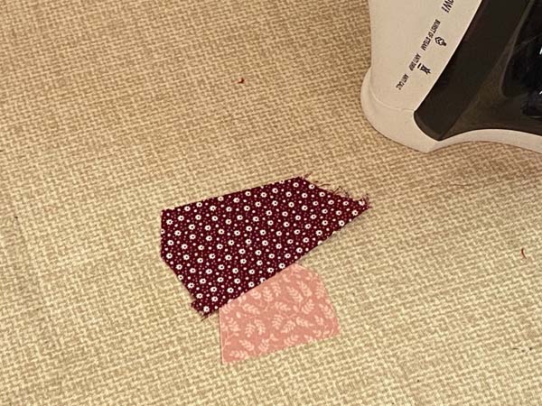 Crazy Patchwork Heart Iron Seam Open