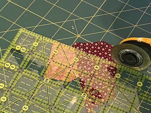 Crazy Patchwork Heart Trim Edge