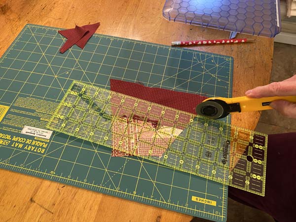 Crazy Patchwork Heart Trimming Fabric