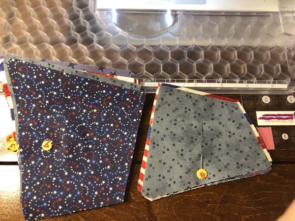 Crazy Quilt Block A B Assembly