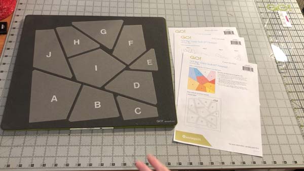 Crazy Quilt Block Accuquilt Die with Instructions