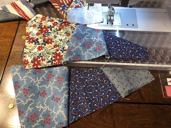 Crazy Quilt Block C Sewn onto block