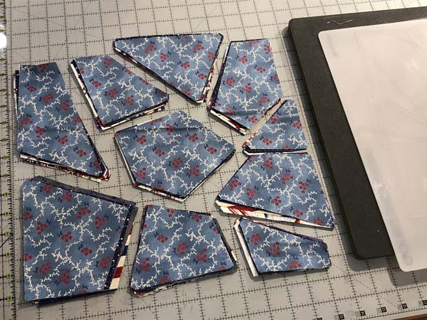 Crazy Quilt Block Second Set Cut