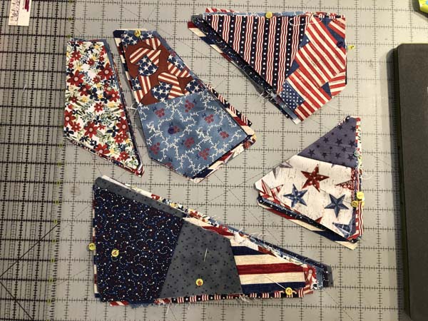 Crazy Quilt Block Showing Units