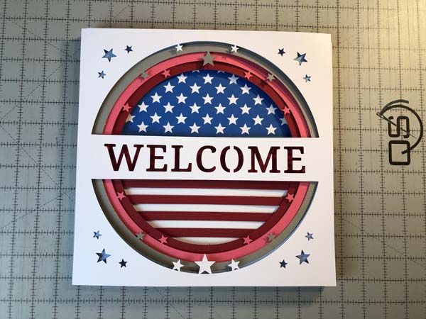 Cricut Shadowboxes All Layers Put together