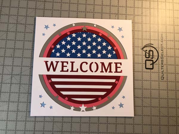 Cricut Shadowboxes Cut Layers in a pile