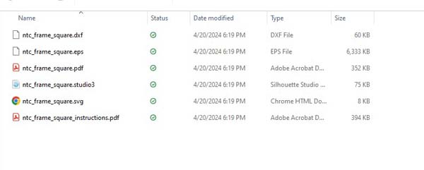 Cricut Shadowboxes Frame Files