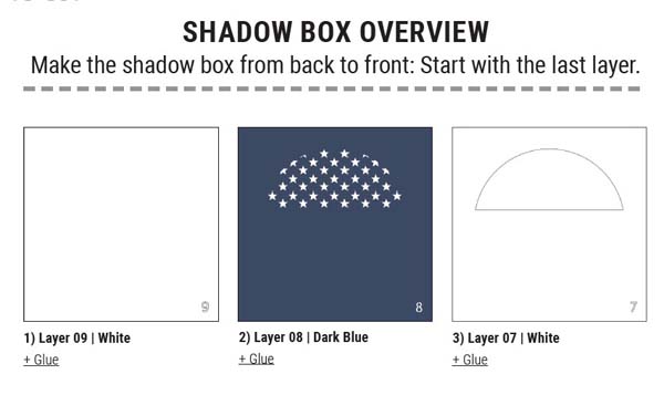 Cricut Shadowboxes Layers PDF