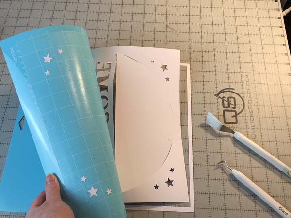 Cricut Shadowboxes Removing Sheet From Mat