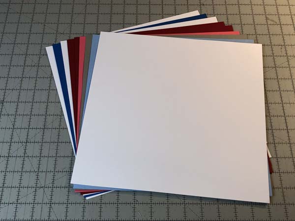 Cricut Shadowboxes Scrapbook Paper