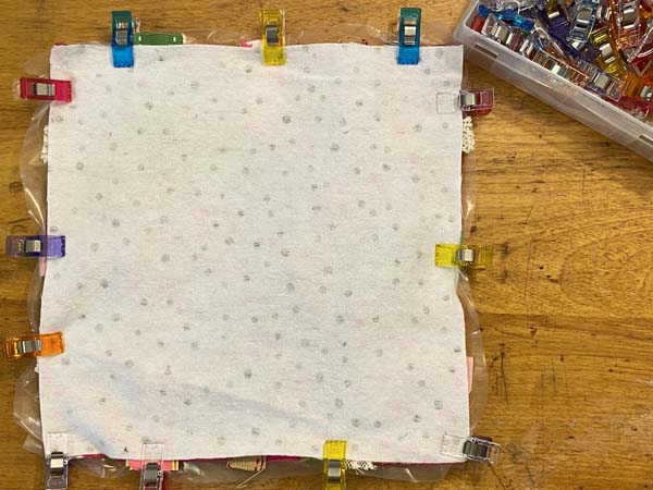 Crinkle Tag Toy Clips Holding Layers