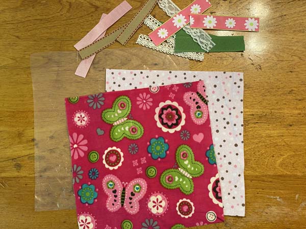 Crinkle Tag Toy Fabric Ribbons