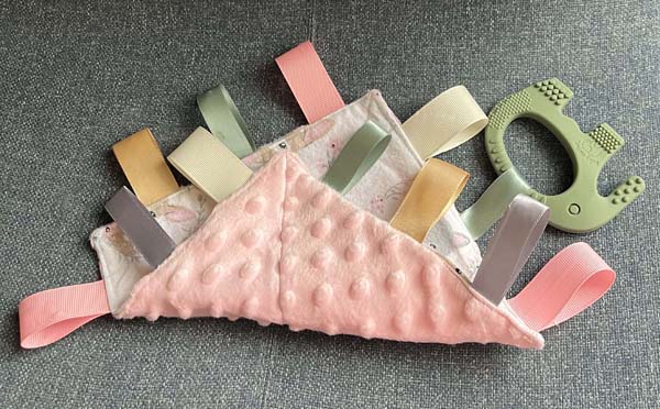 Crinkle Tag Toy version 2 by Wendy Heim