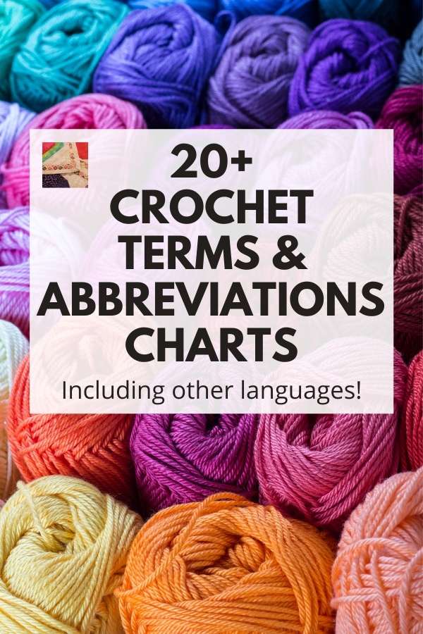 Crochet Abbreviations, Stitches, and Terms