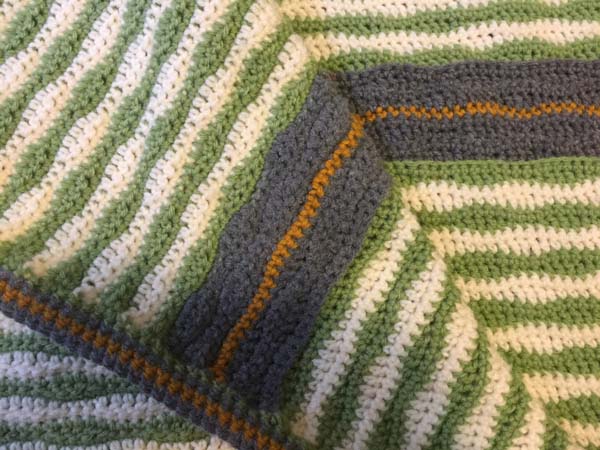 Crochet Attach Applique Tutorial Back Of Quilt