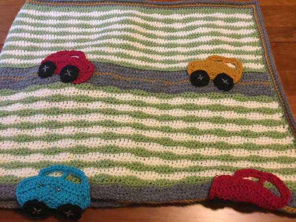 Crochet Attach Applique Tutorial Completed