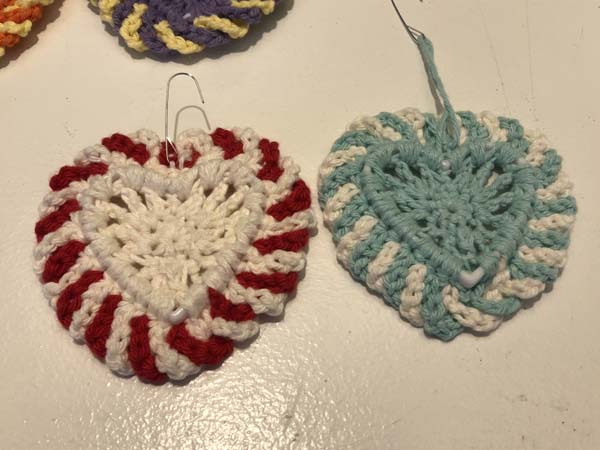 Crochet Heart Back
