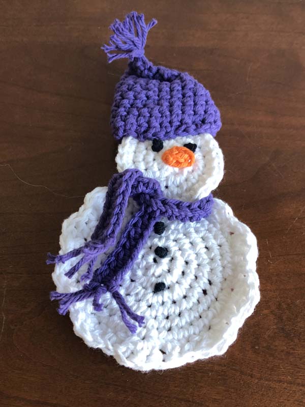 Crochet Snowman Sample