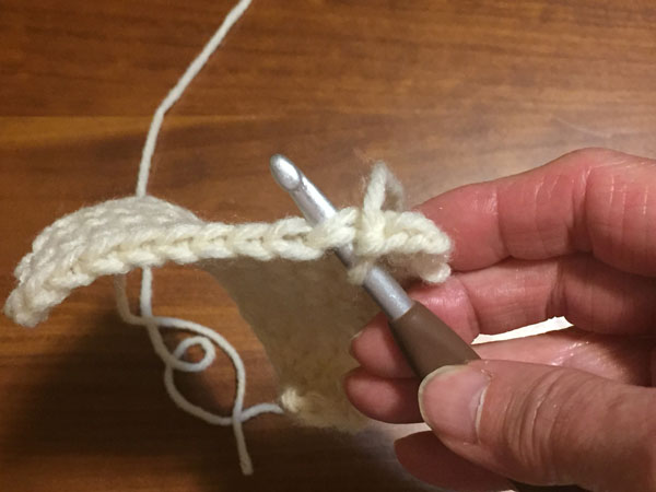 Back Loop Only Crochet Show Normal Stitch