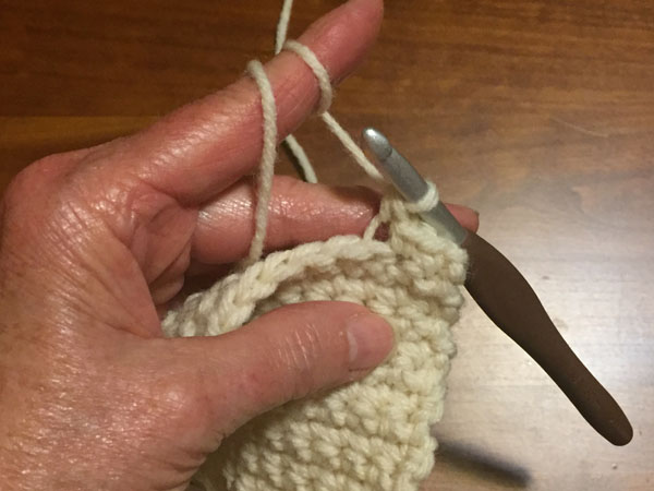 Crochet Stitch Back Loop Only Stitch Finished