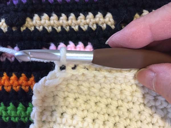 Crochet Stitch Back Loop Only Stitch Stitch
