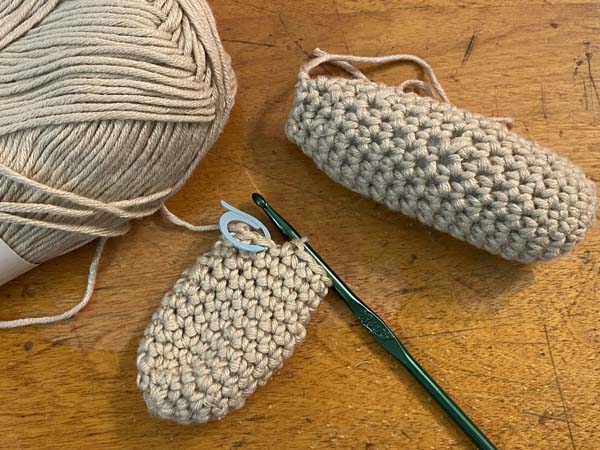 Crochet Stitch Marker Showing Marker