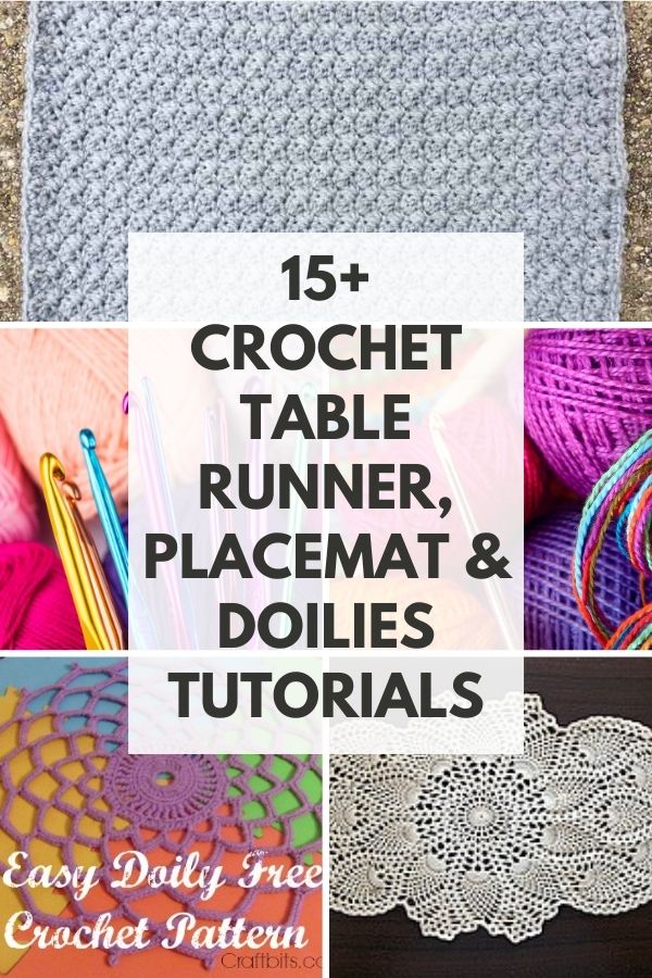 Crochet Placemats, Table Runners and Doily Patterns