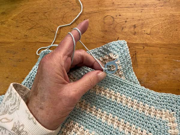 Crochet Unraveling Tip Add Marker