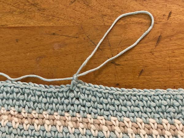 Crochet Unraveling Tip Long Loop