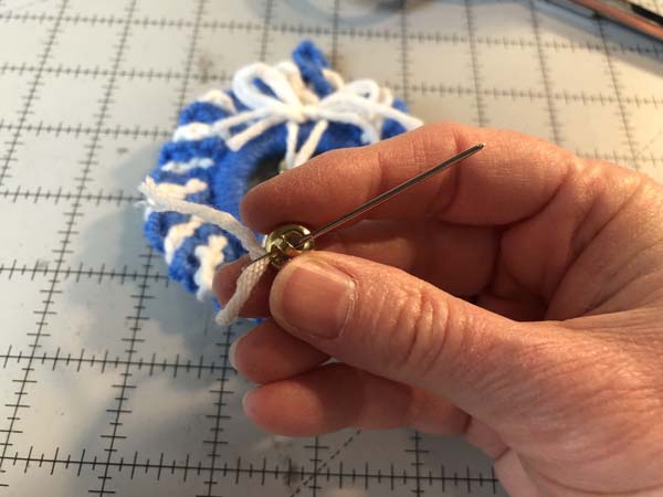 Crochet Wreath Ornament 32 Thread Bell