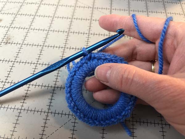 Crochet Wreath Ornament 8 Joined