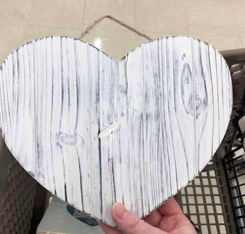 Crocheted Rose Heart Door Hanger