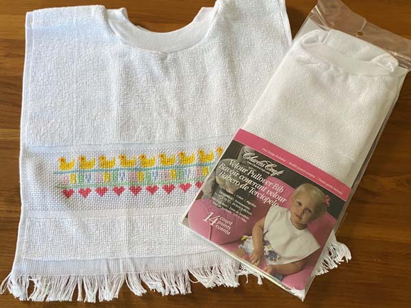 Pullover Cross Stitch Bib Favorite Bib