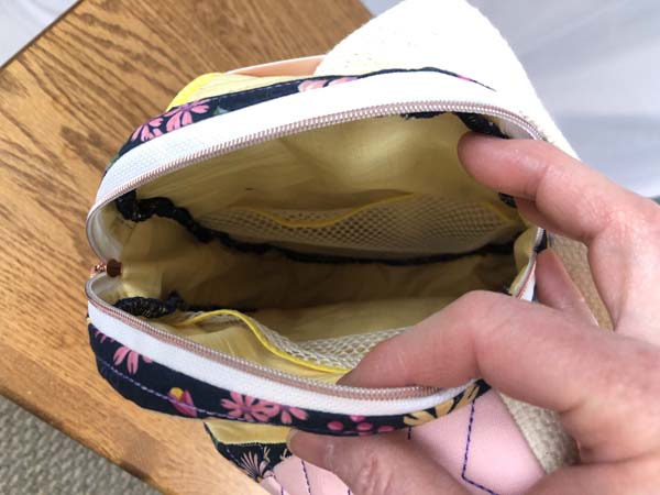 Crossbody Pack Showing Interior