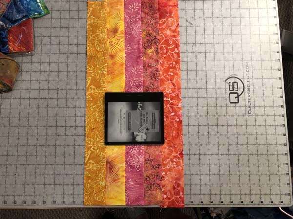 Custom Tablet Cover Checking Size of Strips