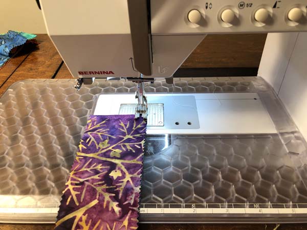 Custom Tablet Cover Sew First Two Strips