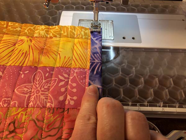 Custom Tablet Cover Wrap Binding Around and Serpentine Stitch