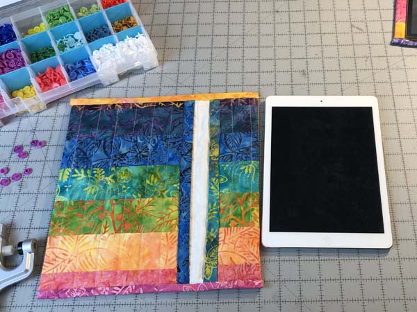 Custom Tablet Cover with Kam Snaps