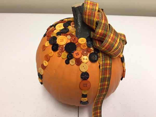 Cute as a Button Pumpkin - Complete