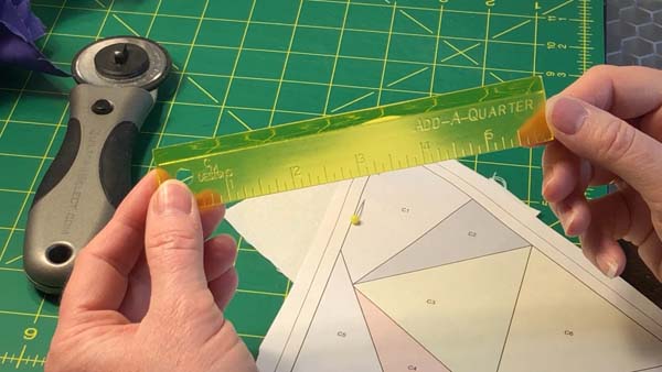 D20 Dice Paper Piece 10 Add a Quarter Ruler
