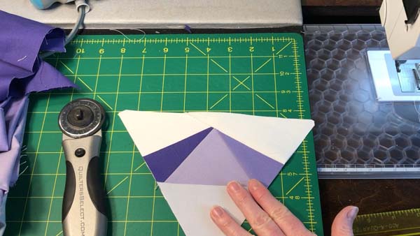 D20 Dice Paper Piece 24 Finished Section Front