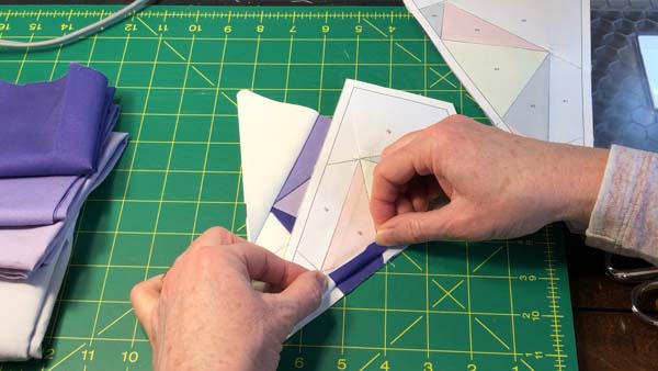 D20 Dice Paper Piece 30 Check Seams