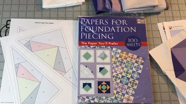 D20 Dice Paper Piece 7 Paper Piecing Paper