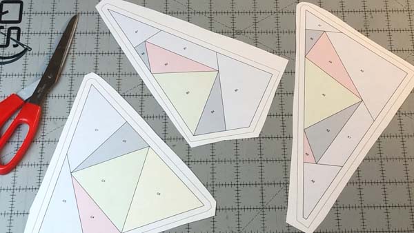 D20 Dice Paper Piece 8 Patterns Cut Out