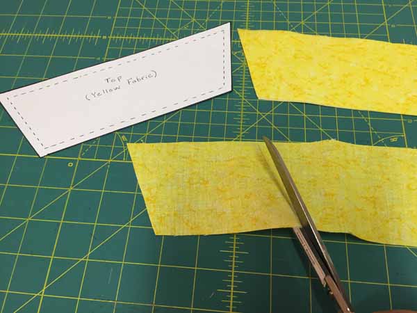 DIY Candy Corn Banner Cut Out Pieces