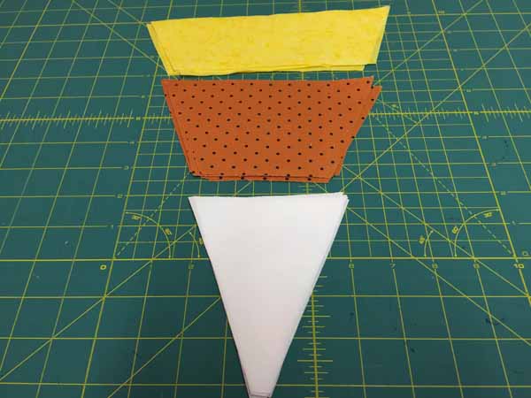 DIY Candy Corn Banner Sections Cut