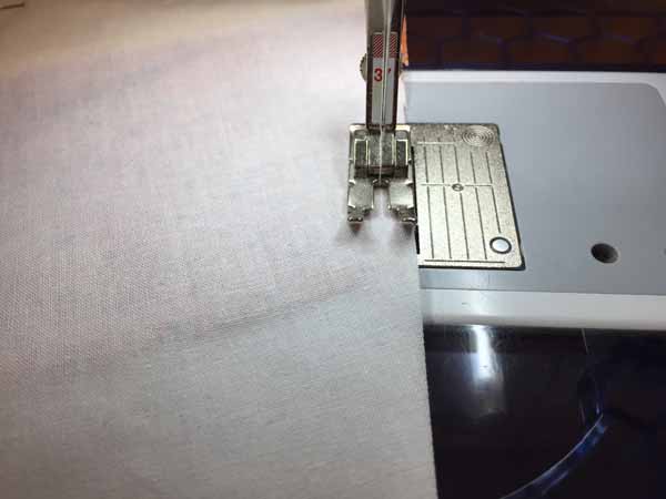 DIY Candy Corn Banner Sew Backing