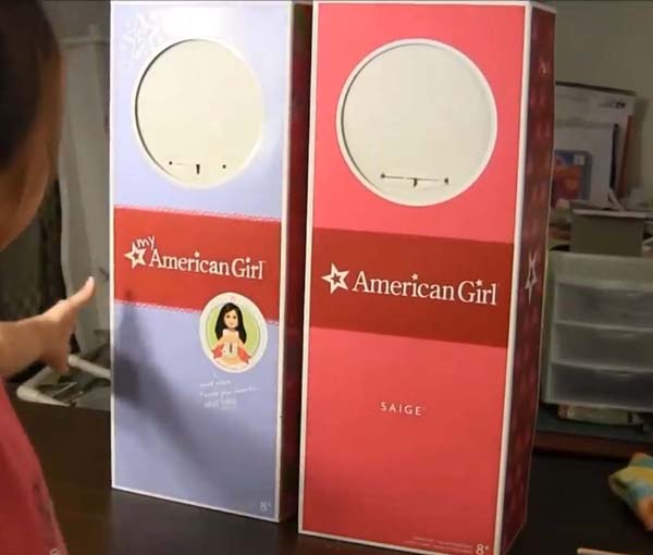 DIY Doll Clothes Closet 1 Two Doll Boxes