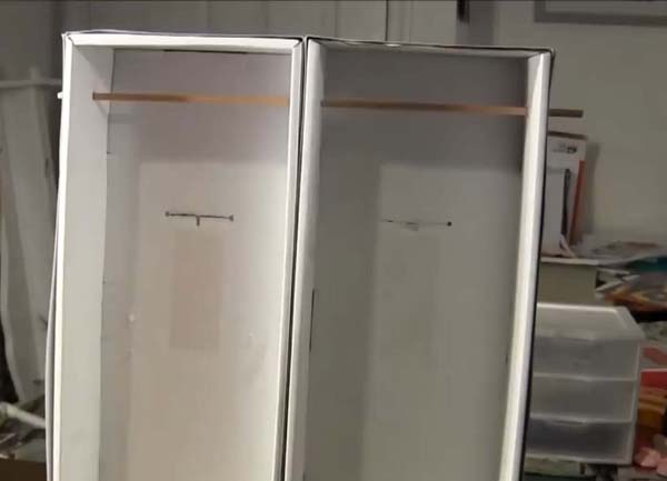 DIY Doll Clothes Closet 7 Boxes Together