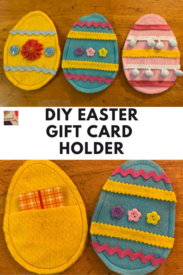 DIY Easter Gift Card Holder - pin
